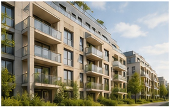 Modernes Wohnimmobilienprojekt